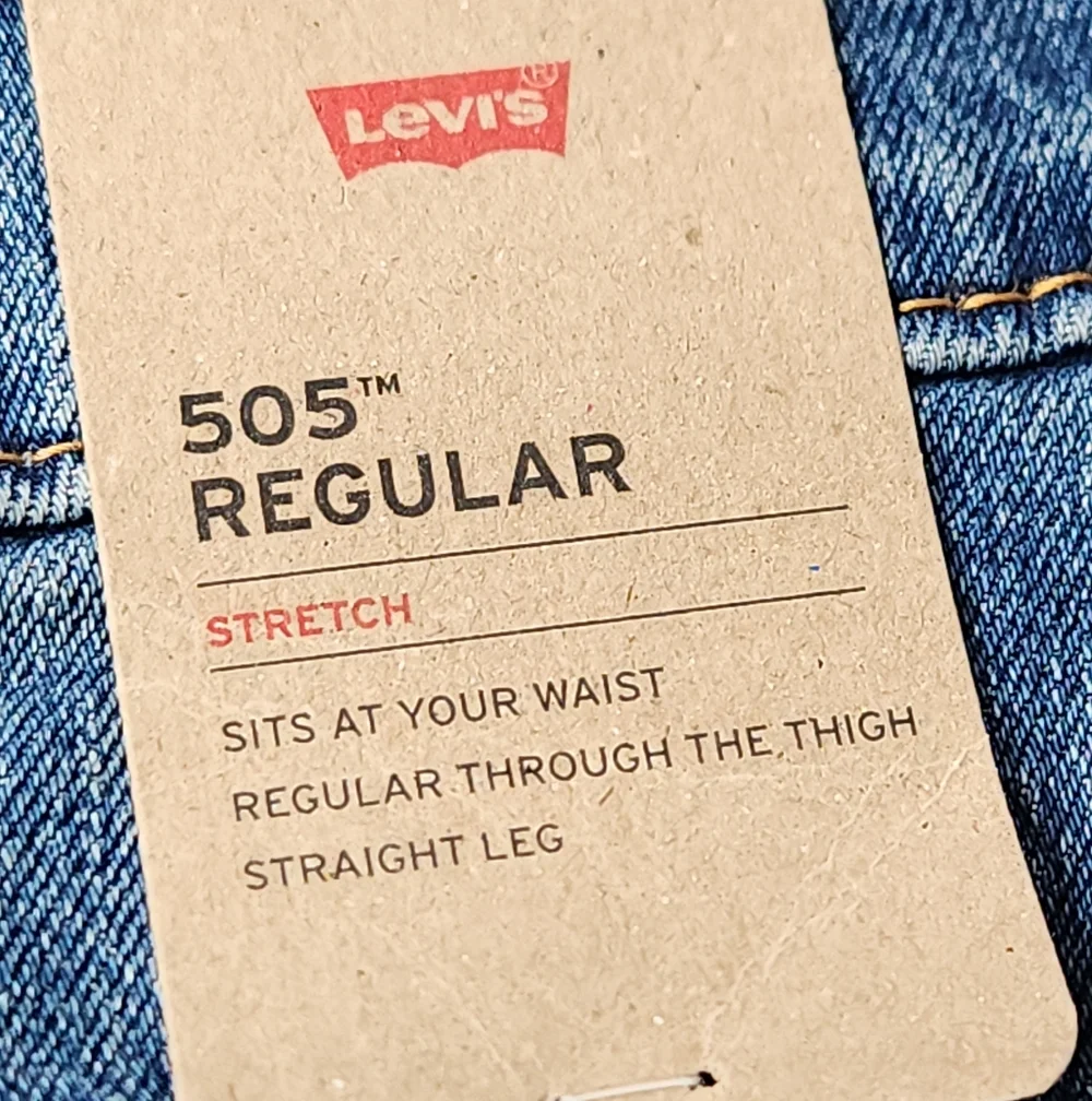 Levi's Men's 505 Straight Regular Fit Jeans - Medium Wash - 30W X 32L